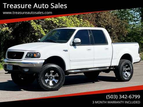 2003 Lifted Ford F-150 Lariat 4dr Super Crew 4WD F150 Styleside for sale in Gladstone, WA