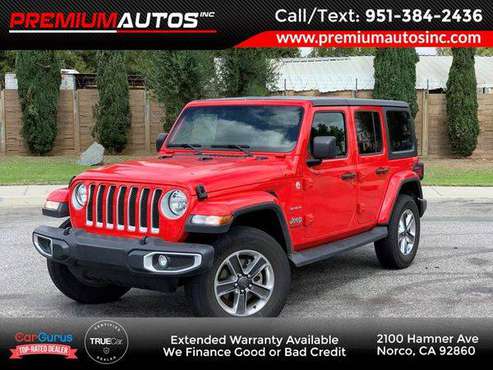 2018 Jeep Wrangler Unlimited Sahara LOW MILES! CLEAN TITLE for sale in Norco, CA