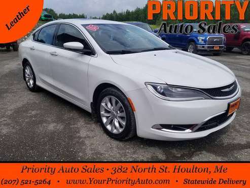 2015 Chrysler 200 C ~ Loaded, Leather, Moon Roof, More! for sale in Houlton, ME