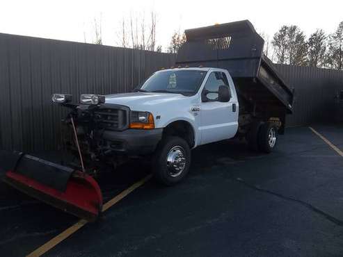2001 Ford F450-RWD-Plow and Dump Box - cars & trucks - by dealer -... for sale in Tomah, WI