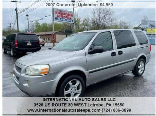 2007 Chevrolet Uplander Van - - by dealer - vehicle for sale in Latrobe, PA