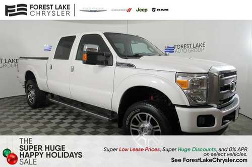 2015 Ford F-250SD 4x4 4WD Truck Platinum Crew Cab - cars & trucks -... for sale in Forest Lake, MN