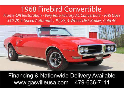 1968 Pontiac Firebird for sale in ROGERS, AR