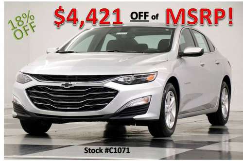 WAY OFF MSRP! NEW 2021 Chevy Malibu LS Sedan Silver *CAMERA* - cars... for sale in Clinton, IN