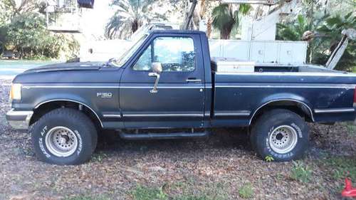 89 Ford f 150 4x4 short bed for sale in Weirsdale, FL