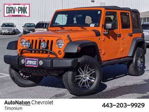 2012 Jeep Wrangler Unlimited Sport 4x4 4WD Four Wheel SKU:CL163696 -... for sale in Timonium, MD