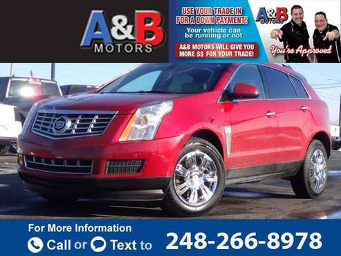 2015 Caddy Cadillac SRX Luxury Collection suv Red for sale in Waterford Township, MI