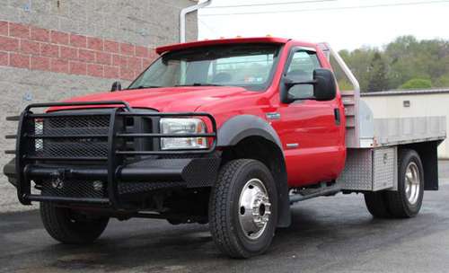 Clean Carfax 5 Speed Manual PTO Pump Installed 2005 Ford F550 for sale in Nu Mine, PA