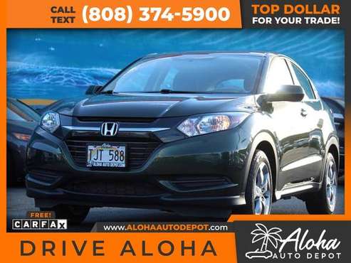 2018 Honda HRV HR V HR-V LX Sport Utility 4D 4 D 4-D for only for sale in Honolulu, HI