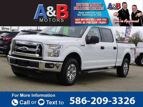 2015 Ford F150 4WD SuperCrew 157 XLT w/HD Payload Pkg pickup - cars for sale in Roseville, MI