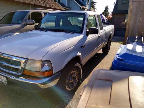 2000 Ford Ranger Work truck V6 140k Trade larger truck? - cars & for sale in Seattle, WA