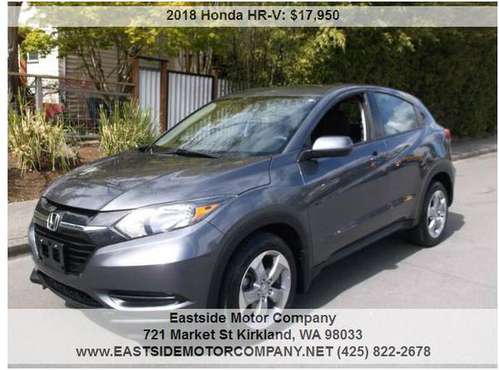 2018 Honda HR-V LX AWD - - by dealer - vehicle for sale in Kirkland, WA