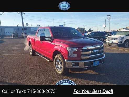 2015 Ford F150 Lariat pickup Red - cars & trucks - by dealer -... for sale in Thorp, WI