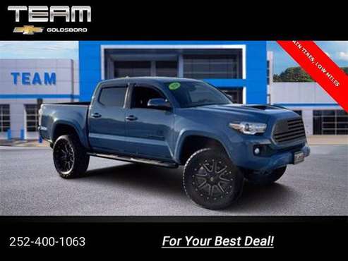 2019 Toyota Tacoma TRD Sport pickup Blue - - by dealer for sale in Goldsboro, NC