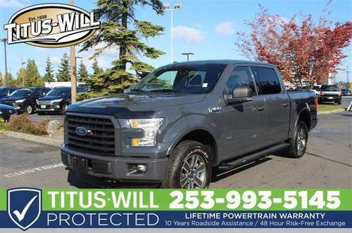 ✅✅ 2016 Ford F-150 4WD SuperCrew 145 XLT Crew Cab Pickup for sale in Tacoma, OR