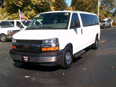 ** RUST FREE ** 2019 Chevrolet Express Passenger Extended - cars &... for sale in TROY, OH