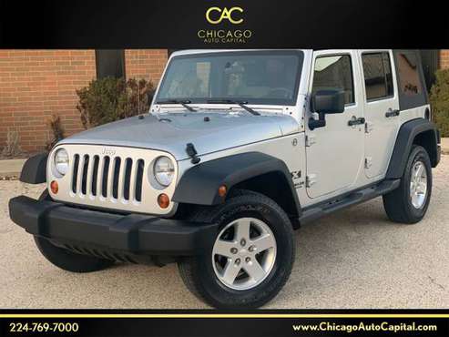 2008 JEEP WRANGLER UNLIMITED X 4X4 ONLY 91K-MILES NEW-TOP MUST SEE!... for sale in Elgin, IL