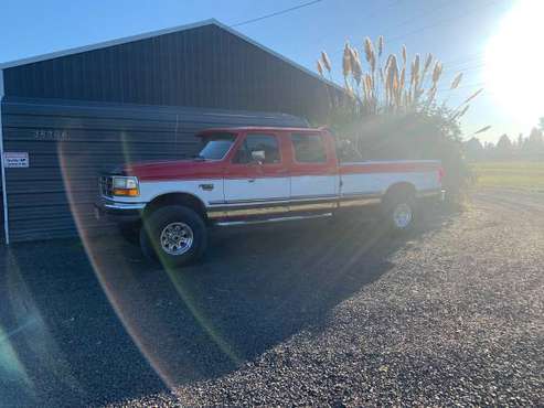 96 F350 7.3 crew cab 4x4 long bed diesel - cars & trucks - by owner... for sale in Crabtree, OR