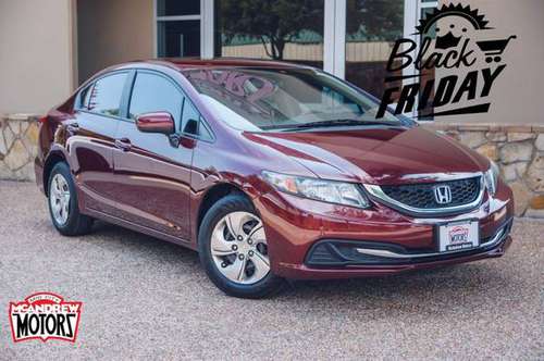 2015 *Honda* *Civic* *LX* - cars & trucks - by dealer - vehicle... for sale in Arlington, TX