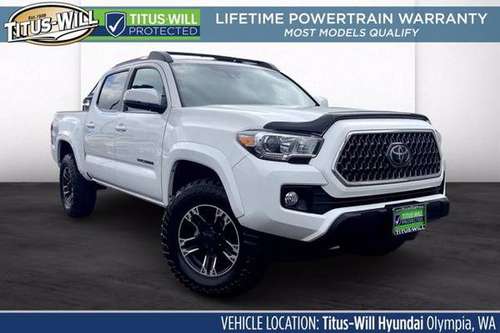 2018 Toyota Tacoma 4x4 4WD Truck TRD Off Road Crew Cab - cars & for sale in Olympia, WA