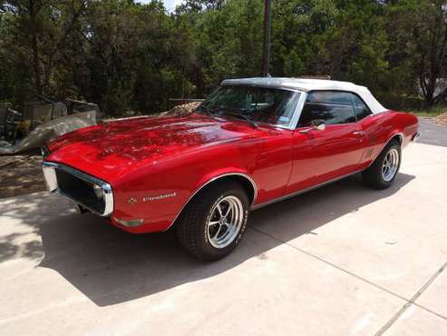 1968 Firebird convertible - cars & trucks - by owner - vehicle... for sale in San Marcos, TX