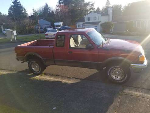 1995 Ford Ranger SuperCab 4X4 for sale in Federal Way, WA