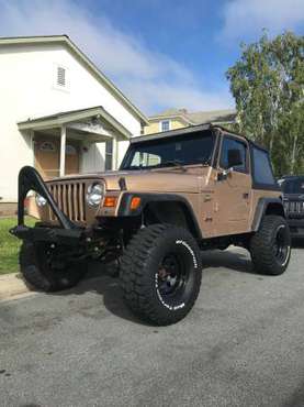 99 Jeep Wrangler TJ Sport LIFTED - A BEAUTY and a BEAST for sale in Santa Cruz, CA