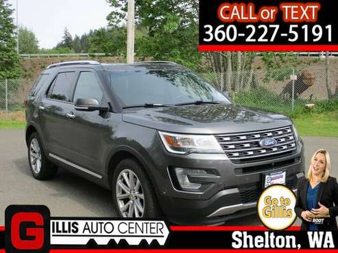 2017 Ford Explorer 4x4 4WD Limited SUV THIRD ROW SEATS LOADED - cars for sale in Shelton, WA