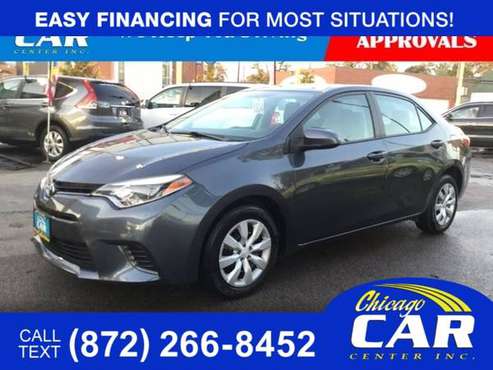 2016 Toyota Corolla - cars & trucks - by dealer - vehicle automotive... for sale in Cicero, IL