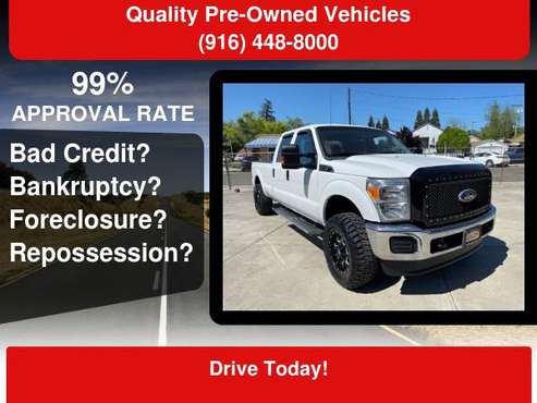 2013 Ford F250 Super Duty Crew Cab XLT Pickup 4D 8 ft SE ACEPTA ITIN for sale in Roseville, CA