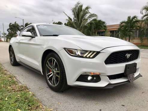 2015 Ford Mustang Ecoboost Premium MANUAL Coupe LOADED - cars &... for sale in Miramar, FL
