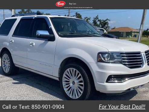 2015 Lincoln Navigator suv White - cars & trucks - by dealer -... for sale in Panama City, FL