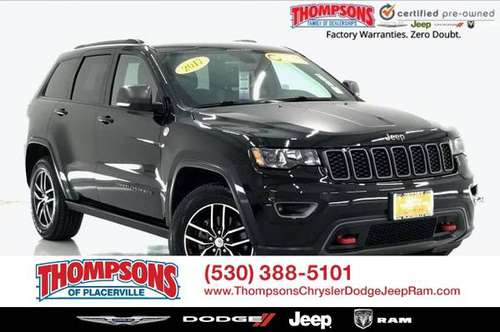 *2017* *Jeep* *Grand Cherokee* *Trailhawk* for sale in Placerville, CA