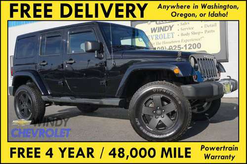 2011 Jeep Wrangler Unlimited Sahara 4X4 MANUAL - - by for sale in Kittitas, WA