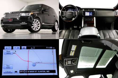 NAVIGATION - SUNROOF Black 2015 Land Rover Range Rover for sale in clinton, OK
