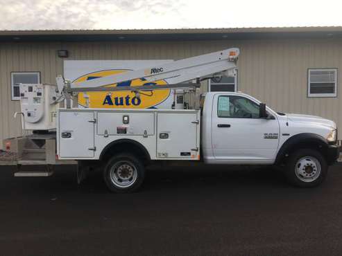 16 Ram 4500 Boom Truck *Low Miles - cars & trucks - by dealer -... for sale in Wisconsin Rapids, WI