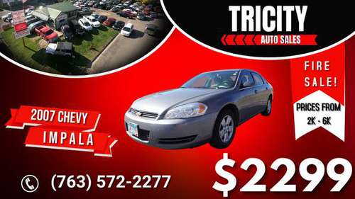 2007 IMPALA - - by dealer - vehicle automotive sale for sale in Minneapolis, MN