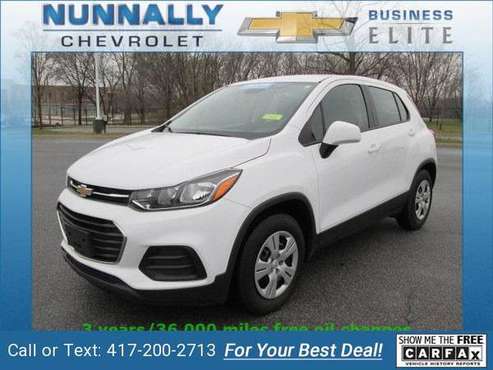 2017 Chevy Chevrolet Trax LS suv Summit White - - by for sale in Bentonville, MO