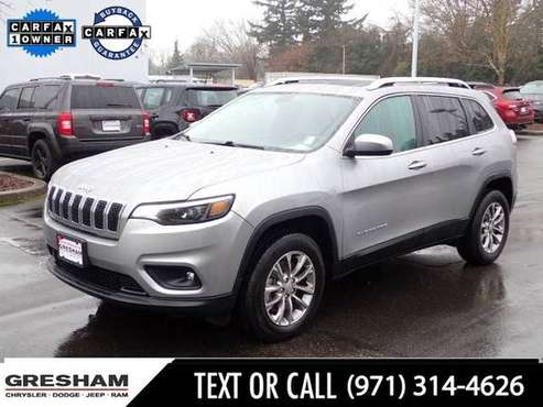 2019 Jeep Cherokee 4x4 4WD Latitude Plus SUV - - by for sale in Gresham, OR