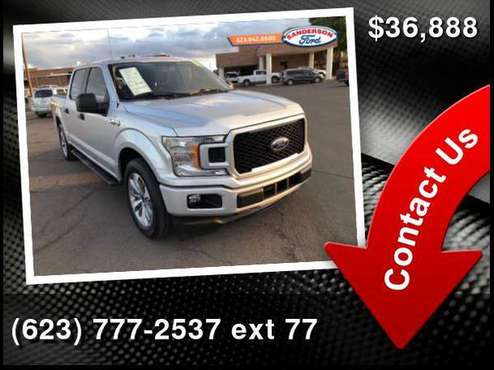 2018 Ford F-150 XL Crew Cab 2WD Silver - - by dealer for sale in Glendale, AZ