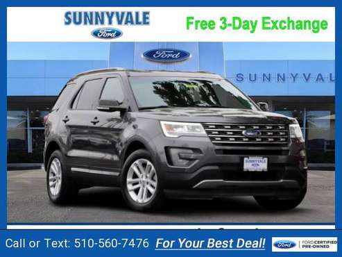 2016 Ford Explorer XLT Monthly payment of for sale in Sunnyvale, CA