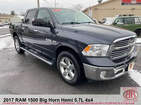 2017 RAM 1500 BIG HORN HEMI 5.7L 4X4! TOW! BACKUP CAM! TOUCH... for sale in N SYRACUSE, NY
