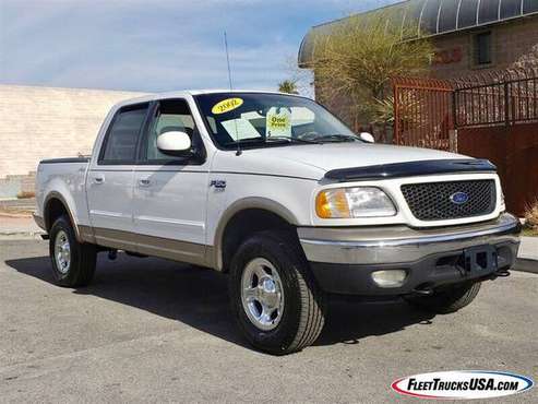 2002 FORD F-150 CREW CAB XLT LARIAT- 4WD, 5.4L V8 "LOADED" &... for sale in Las Vegas, CA