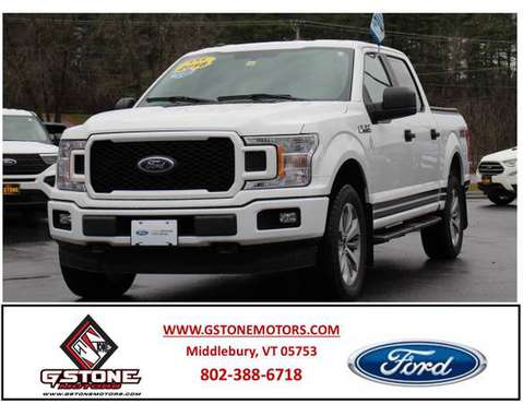 2018 FORD F-150 STX CREW CAB *CERTIFIED PRE-OWNED! - cars & trucks -... for sale in Middlebury, VT