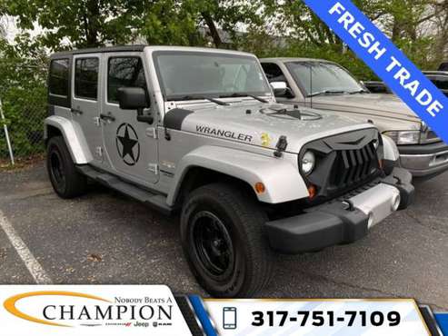 2012 Jeep Wrangler 4WD 4D Sport Utility/SUV Unlimited Sahara for sale in Indianapolis, IN
