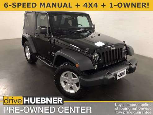 2016 Jeep Wrangler Black Clearcoat ***BEST DEAL ONLINE*** - cars &... for sale in Carrollton, OH