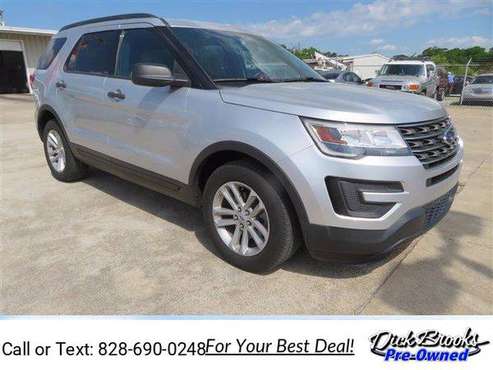 2016 Ford Explorer FWD 4dr Base suv Silver - - by for sale in Lyman, NC