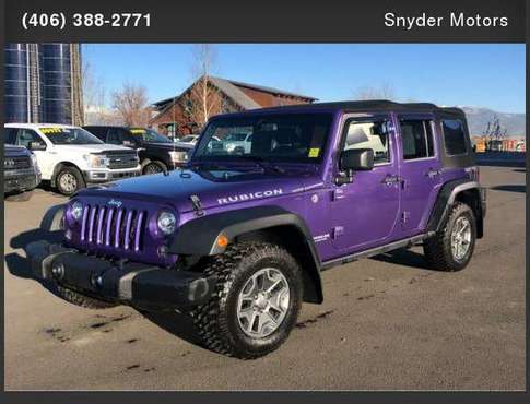 2017 Jeep Wrangler Unlimited Rubicon Clean! 4X4 - cars & trucks - by... for sale in Bozeman, MT