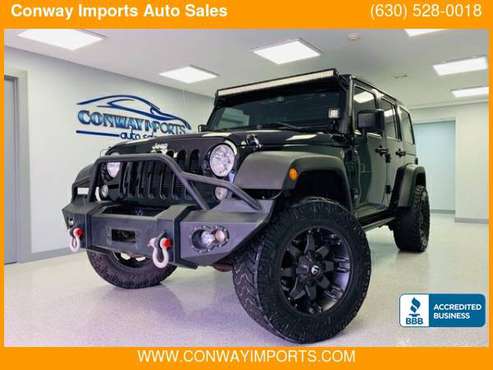2014 Jeep Wrangler Unlimited 4WD Sport - cars & trucks - by dealer -... for sale in Streamwood, WI