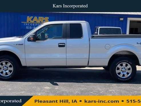 2010 Ford F150 SUPER CAB 4WD SuperCab pickup Silver for sale in Pleasant Hill, IA
